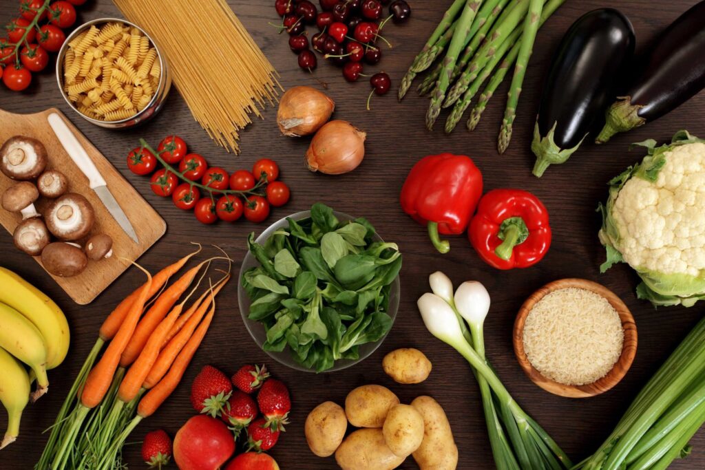 Healthy Eating Meal Prep Vegetables
