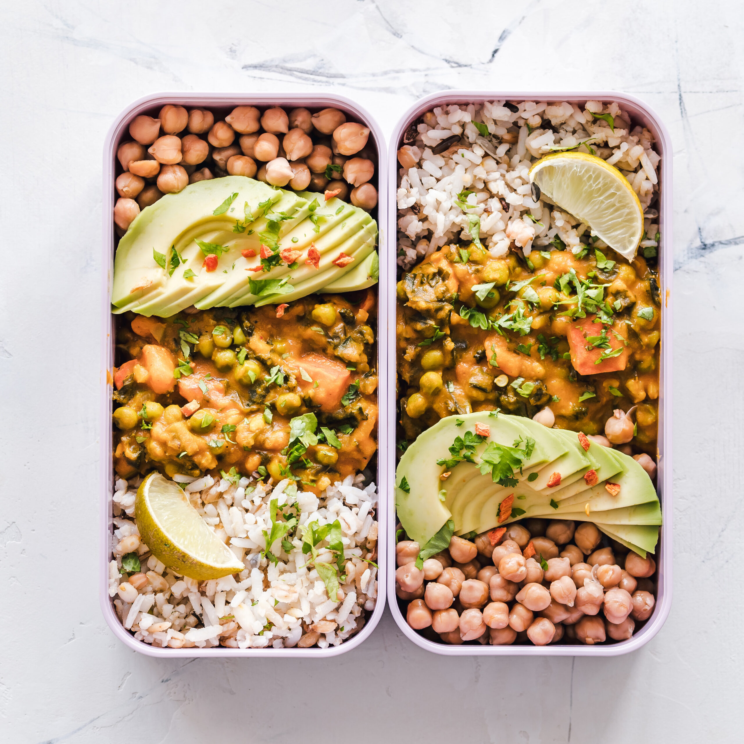 2 meals prepped