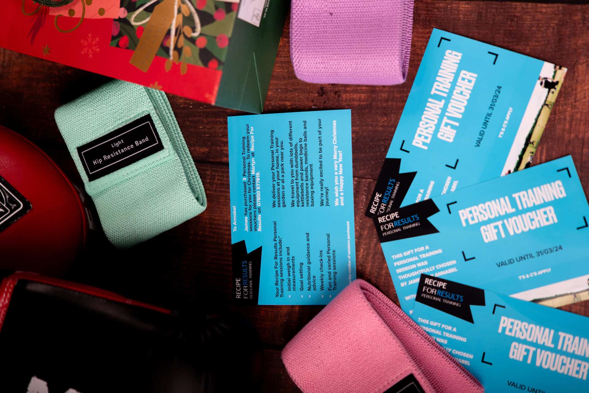 Personal Training Vouchers for presents and gifts